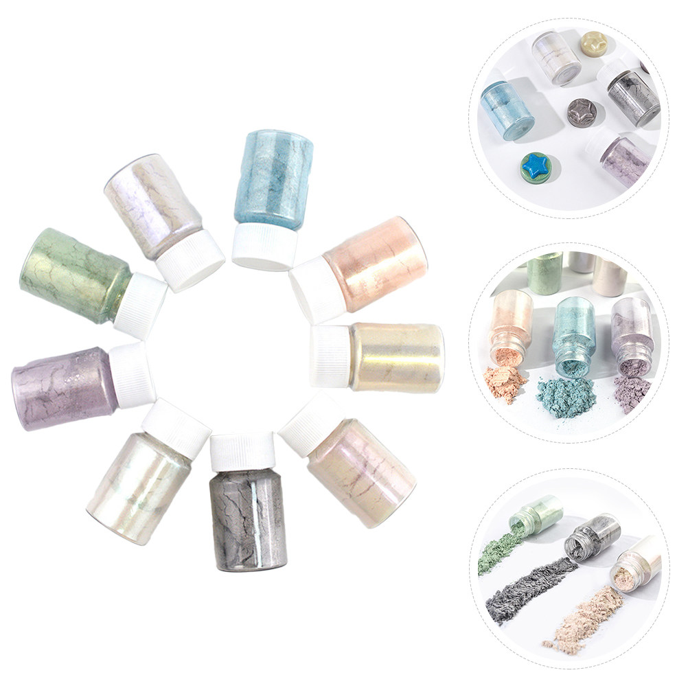 Resin Pigment Set - 9Pcs Mica Pigment Powder Set Colorful