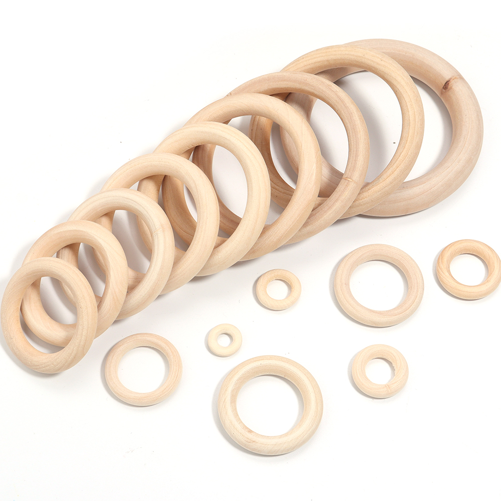 Unfinished Solid Wooden Rings  - Wood Ring Blank 评论和价格