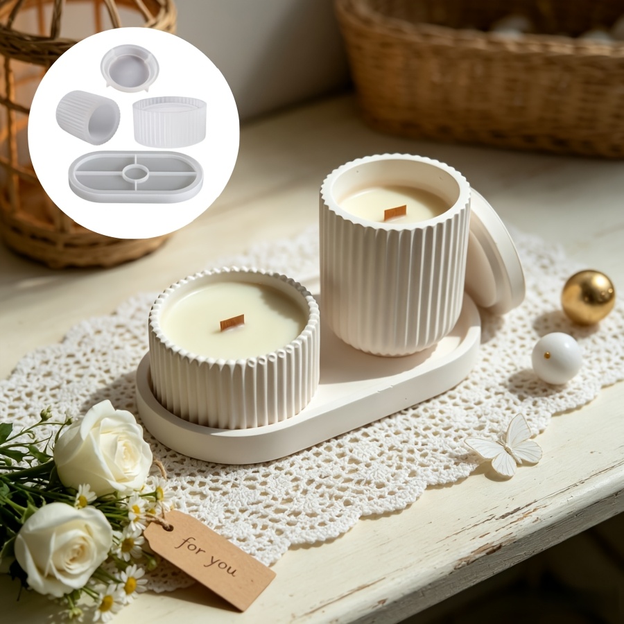 silicone mold set, 4 striped s - Silicone Mold Tray 评论和价格