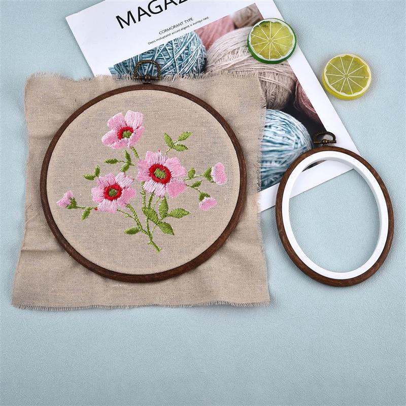 Sewing Tool Round Oval Wooden  - Wood Ring Blank 评论和价格