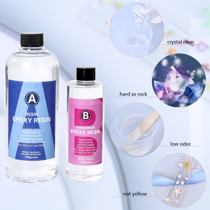 Epoxy Resin Kit Crystal Clear  - Mixing Cup Silicone 评论和价格