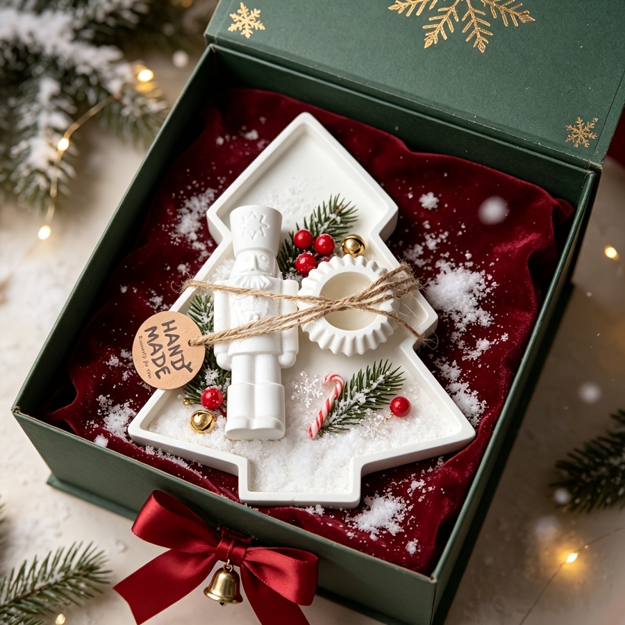 3pcs Nutcracker Soldier Spheri - Silicone Mold Tray 评论和价格