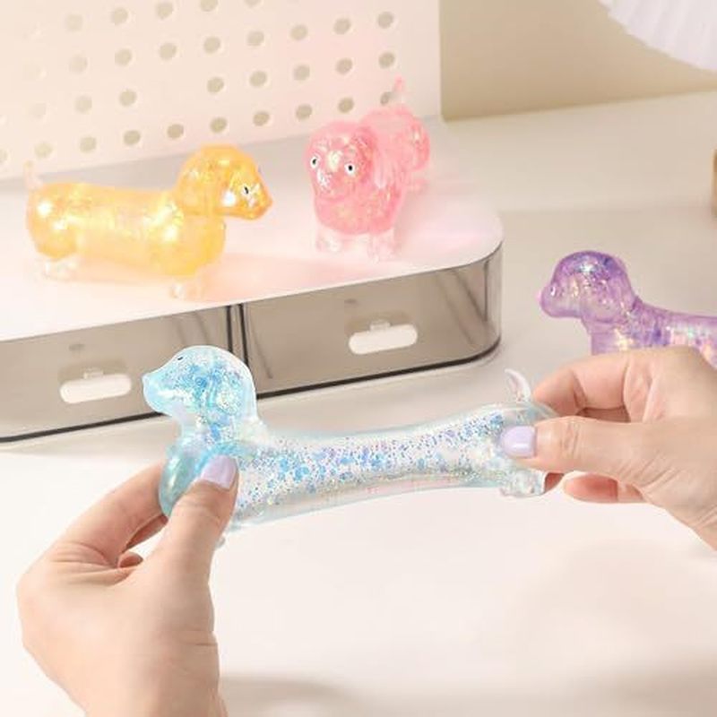 Glitter Dachshund Soft Stretch - Resin Craft Material 评论和价格