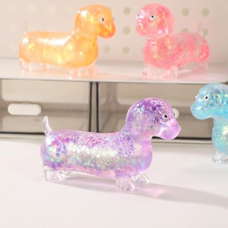 Glitter Dachshund Soft Stretch - Resin Craft Material 评论和价格
