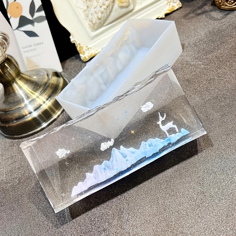 1Set of Ocean Wave Resin Molds - Resin Ocean Wave Mold 评论和价格
