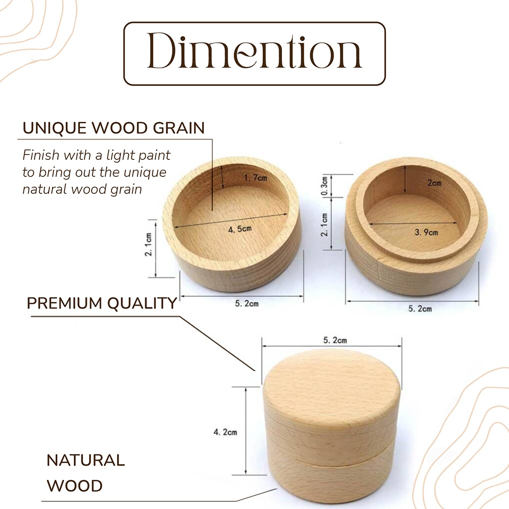 Personalized Wedding Ring Box  - Wood Ring Blank 评论和价格