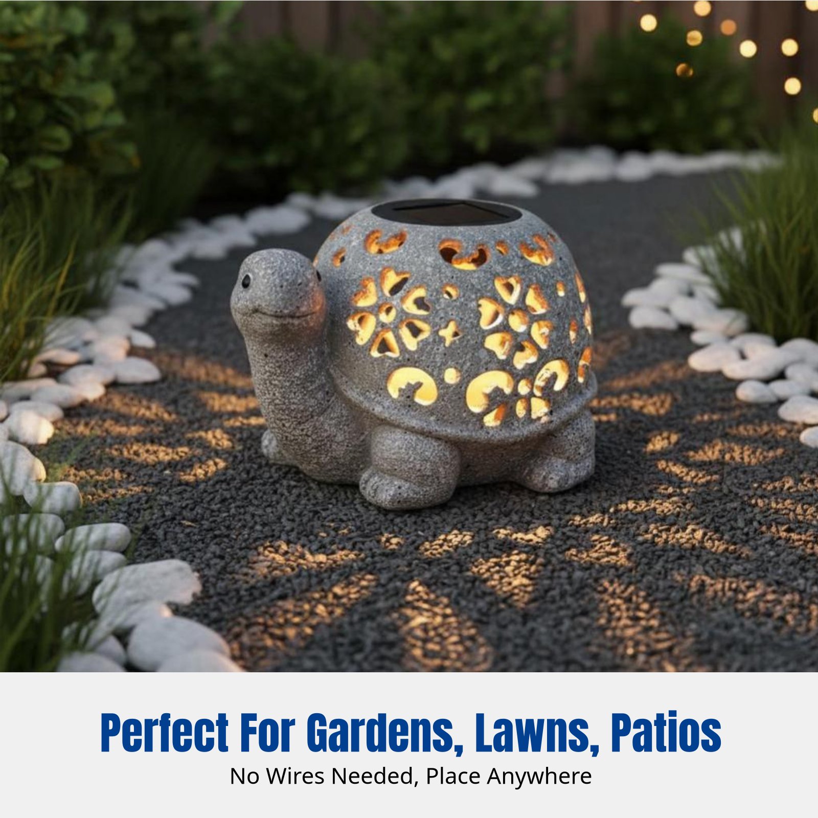 Garden Decor, Solar Hollow Tur - Resin Crafts 评论和价格