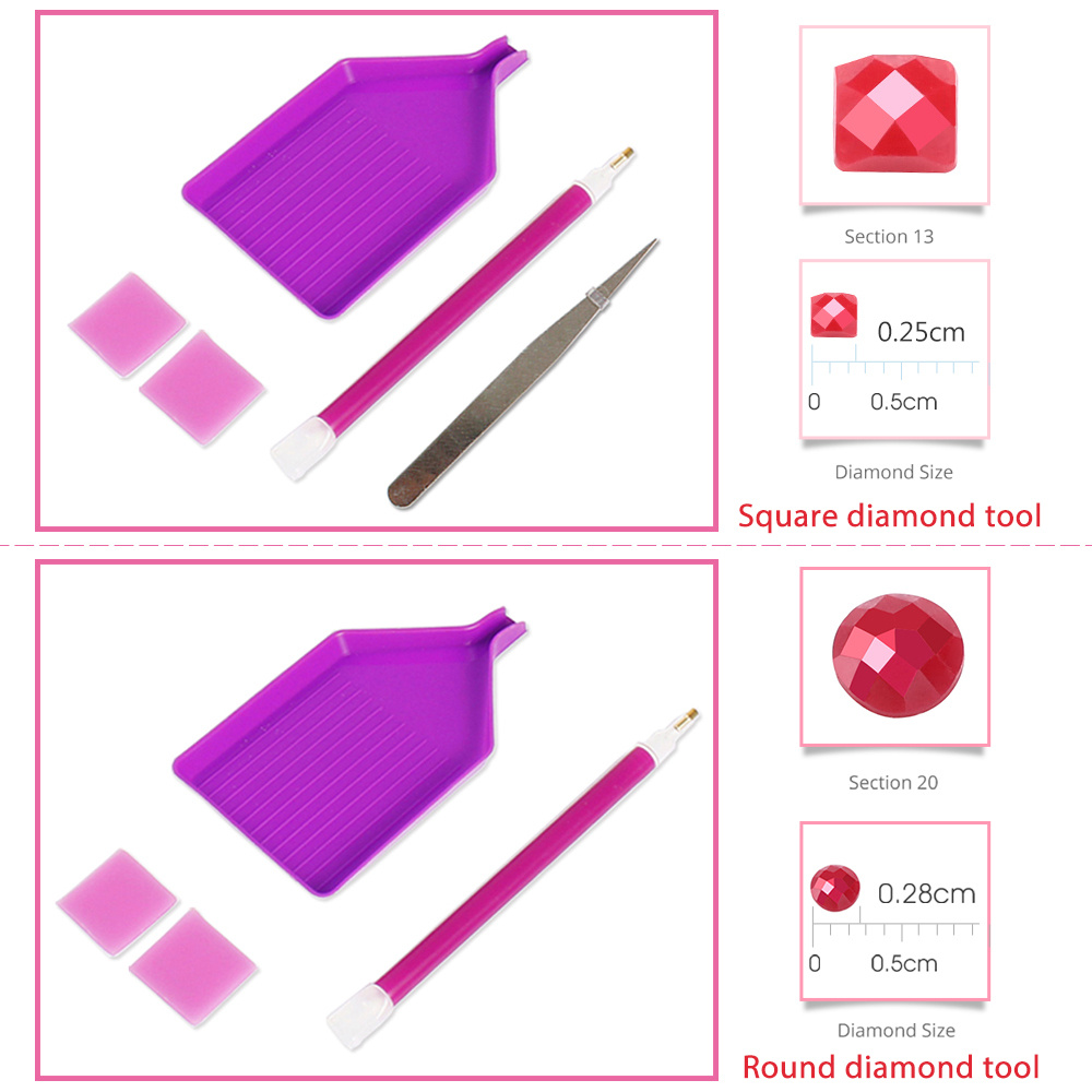 Momoart 5D DIY Diamond Mosaic  - Resin Craft Kit 评论和价格