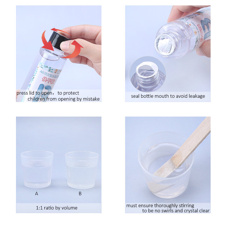 1:1 Clear Epoxy Resin Crystal  - Mixing Cup Silicone 评论和价格
