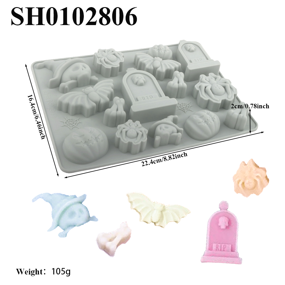 Halloween Element Tombstone Sp - Silicone Mold Tray 评论和价格