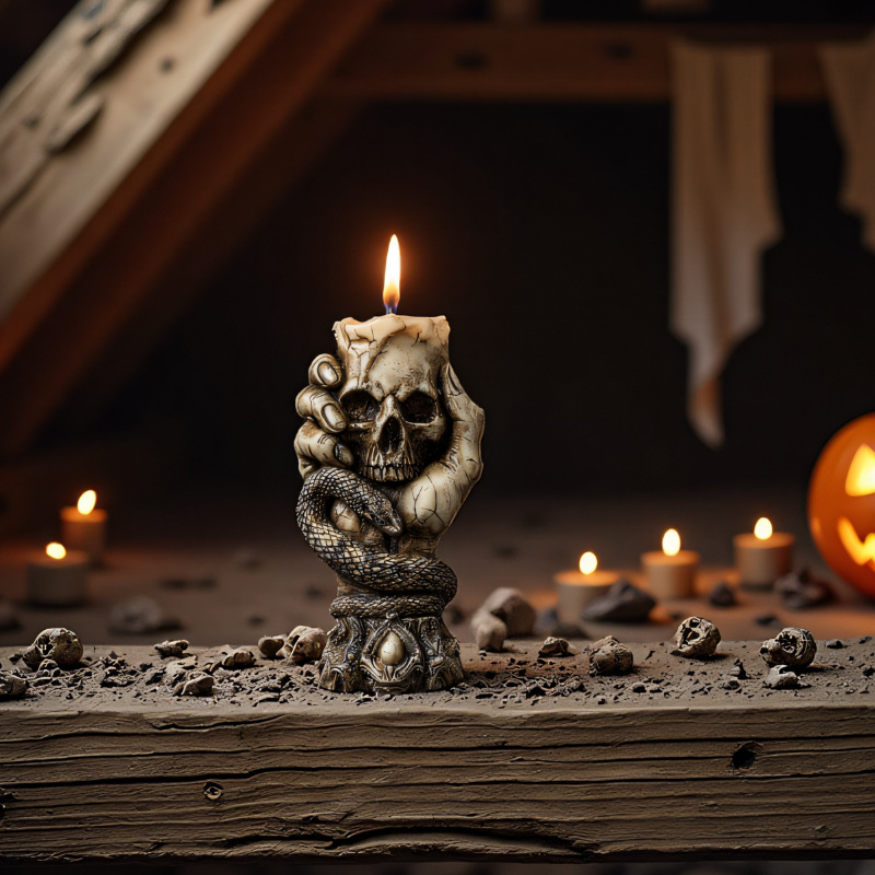 Halloween Skull Aroma Candle S - Resin Craft Workshop 评论和价格