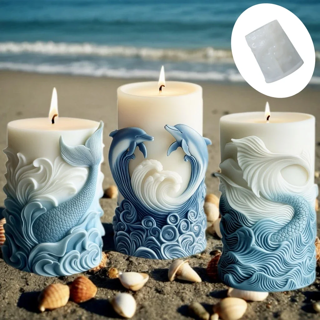 DIY ocean wave foam cylindrica - Resin Ocean Wave Mold 评论和价格