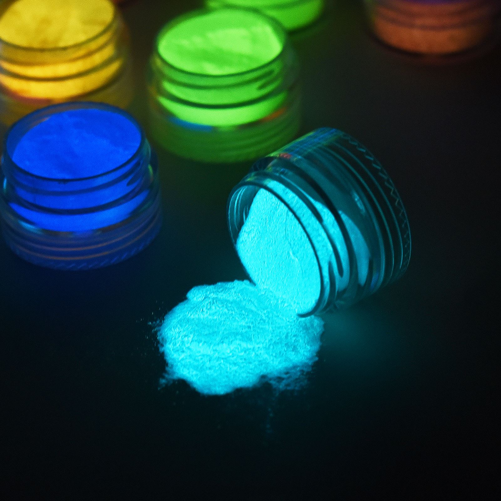6 Colors/Set Luminous Powder R - Resin Pigment Set 评论和价格