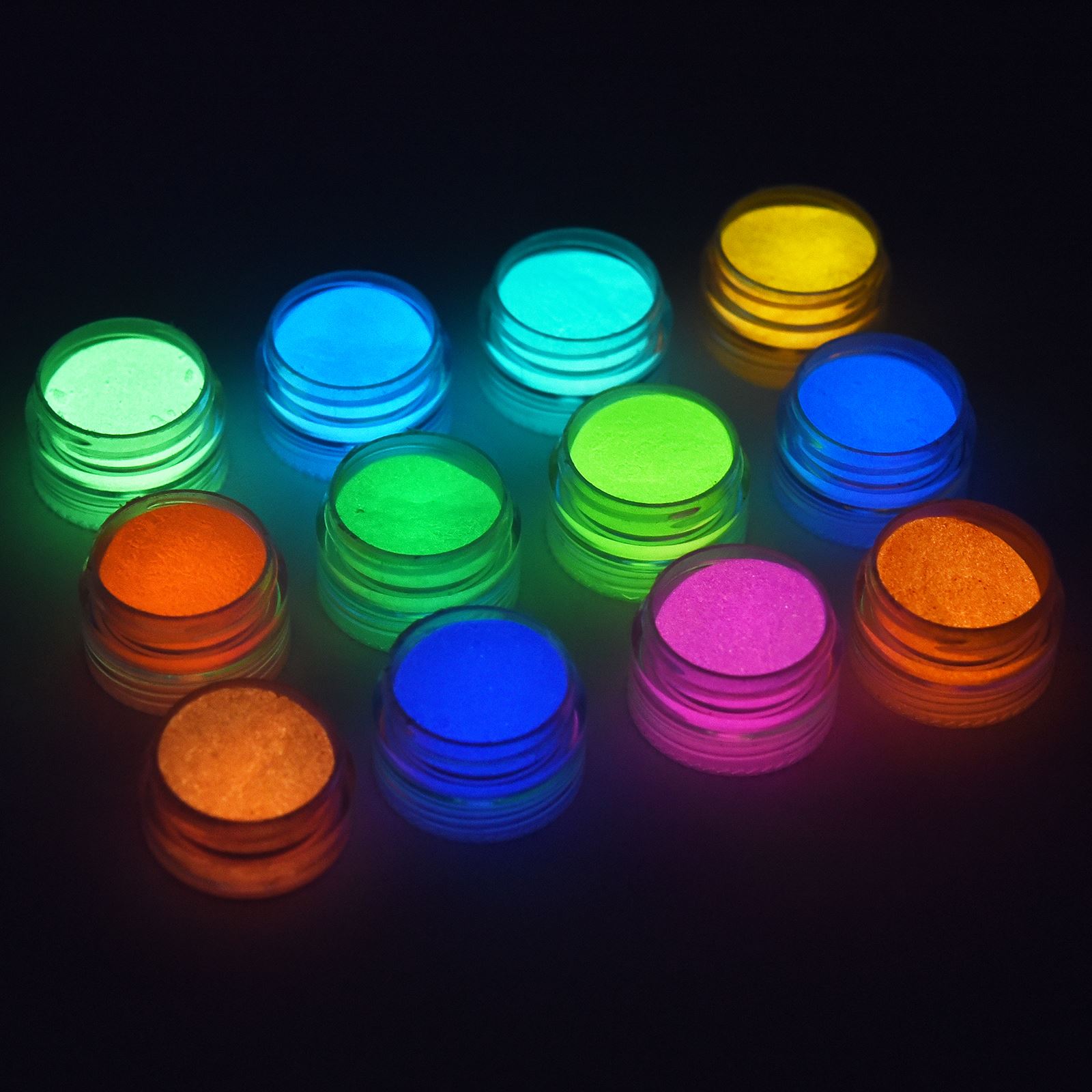 6 Colors/Set Luminous Powder R - Resin Pigment Set 评论和价格