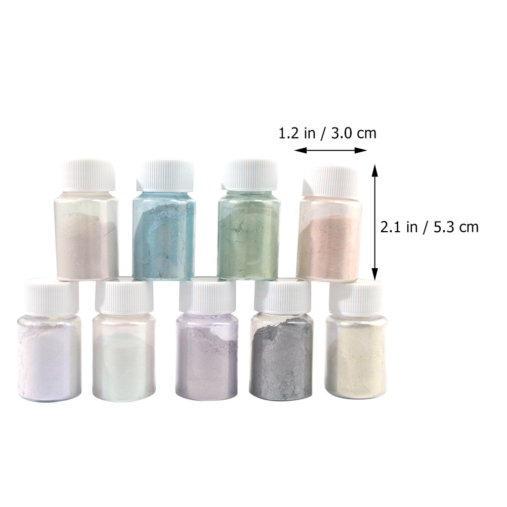 9Pcs Mica Pigment Powder Set C - Resin Pigment Set 评论和价格
