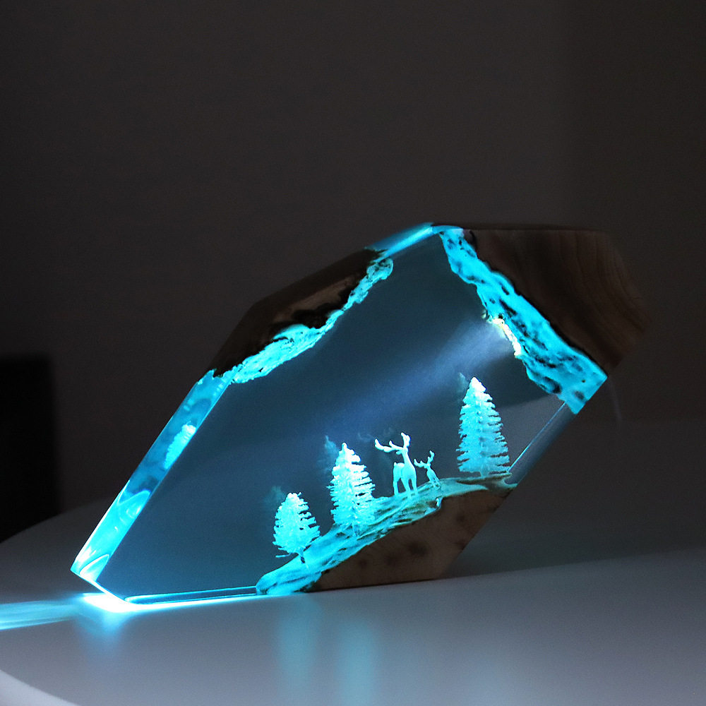 Forest Fairy Deer Desktop Art  - Resin Crafts 评论和价格